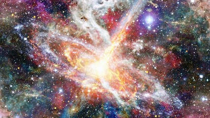 Pulsar in the nebula. Elements of this image furnished by NASA