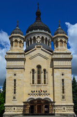 View from Cluj Napoca, Romania. Building landmark on a nice sunny day. Travel destination