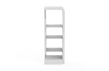 Display stand, retail display stand for product , display stands isolated on white background. 3d illustration