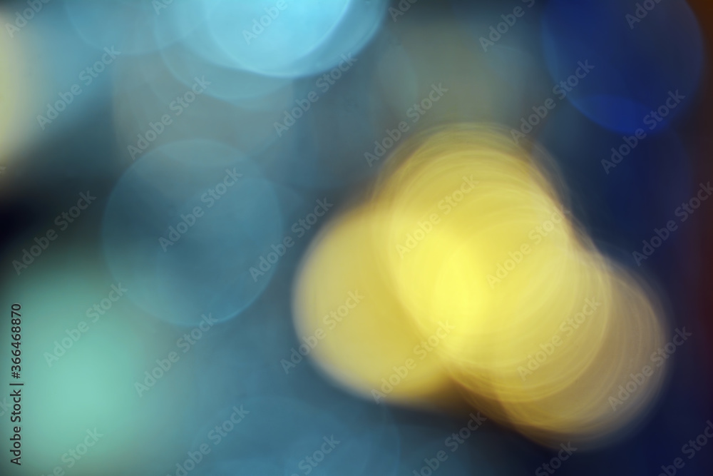 Poster abstract background with bokeh