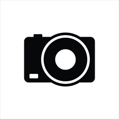 Photo camera icon. Photo camera simple sign. Photo camera icon vector.