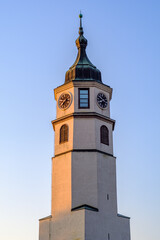 Clock tower (Sahat kula) of the Belgrade Fortress in Belgrade, capital of Serbia