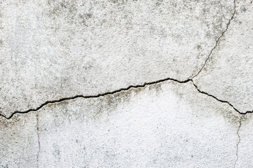 Crack texture on old cement wall background, old cement texture background