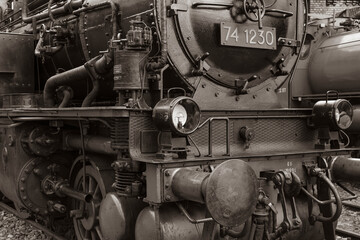 Front of a Steam Locomotive