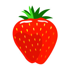 strawberry, vector image