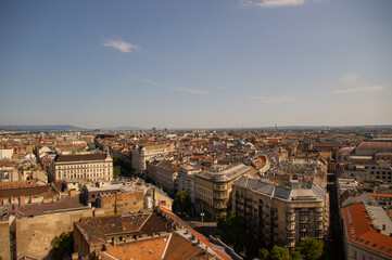 Fototapeta premium aerial view of budapest