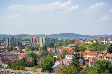 aerial view of the city of vilnius