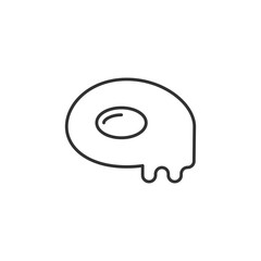 Omelet, fried egg icon. Fried egg symbol modern, simple, vector, icon for website design, mobile app, ui. Vector Illustration