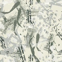 Seamless abstract pattern for boys, girls. Creative vector background of geometric elements. Funny wallpaper for textile and fabric