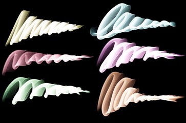 neon gradient art brush texture