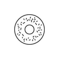 Bagel icon. Everything bagel symbol modern, simple, vector, icon for website design, mobile app, ui. Vector Illustration