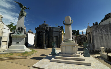La Recoleta cemetery (spanish: Cementerio de la Recoleta) in Buenos Aires, Argentina - November 30,...