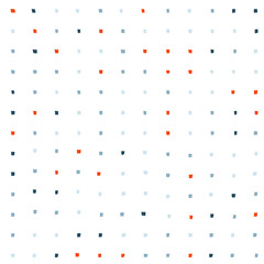 Geometric vector seamless pattern with simple shapes . Hand drawn colorful marker marks - squares and lines on white background.