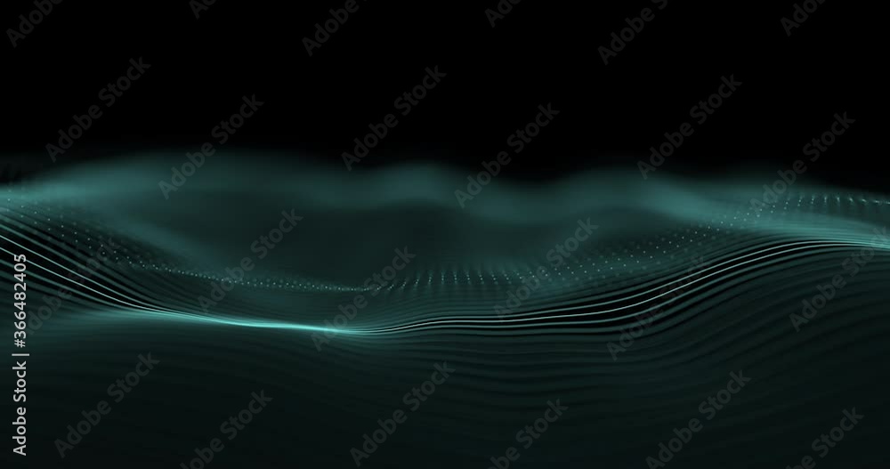 Poster audio wavefrom. abstract music waves oscillation. futuristic sound wave visualization. synthetic mus