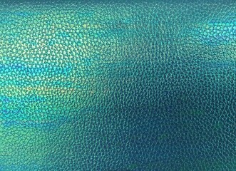 Bright blue artificial leather texture.