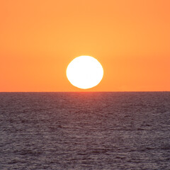 Coucher de soleil sur Guéthary