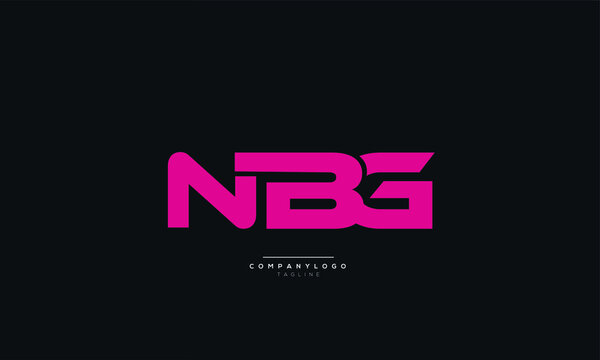 NBG Letter Business Logo Design Alphabet Icon Vector Symbol