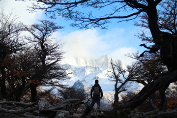 Monte Fitz Roy, em El Chaltén, Patagônia Argentina 