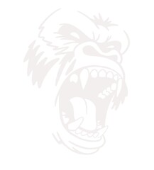 Angry Roaring Gorilla