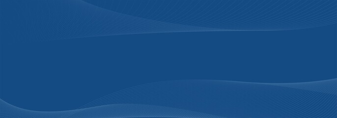 Wave Abstract blue lines background. Line art. Vector illustratio. Curved wavy line,smooth stripe.Design element.