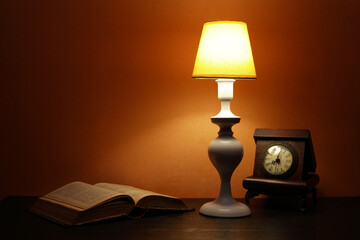 Lamp And Book