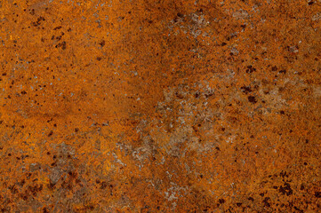 Rough rusty metal texture close up