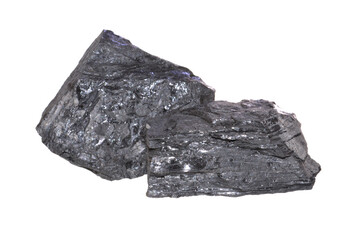 Fototapeta premium węgiel na białym tle