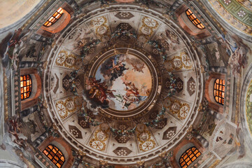 Fototapeta na wymiar The Basilica of San Vitale in Ravenna, Italy