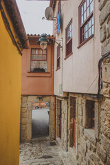 Fototapeta na wymiar Porto, Portugal. houses with orange tiled roofs