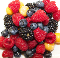 Mix beeries fruit