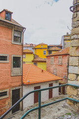Obraz premium Porto, Portugal - houses with orange tiled roofs
