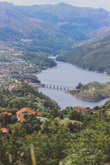 Fototapeta premium view of the city from above