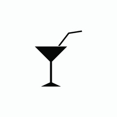 cocktail icon vector sign