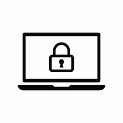 security privacy icon vector