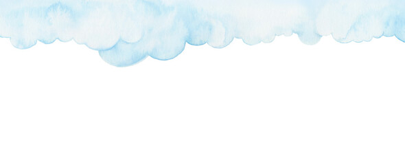 雲のヘッダー素材