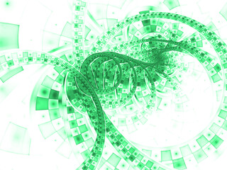 abstract modern background with fractal shapes