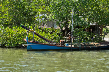 On the River in Sihanoukville, Cambodia