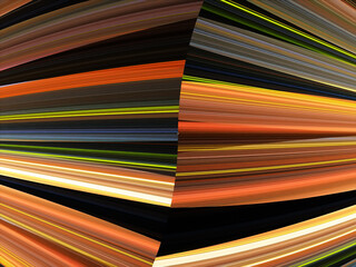 abstract fractal fantasy background with light rays