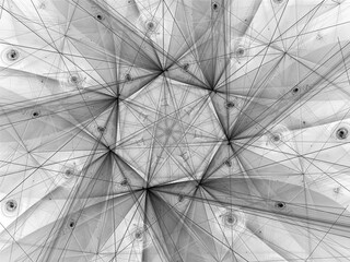 abstract fractal fantasy background with light rays