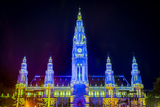 The Vienna City Hall in Austria.