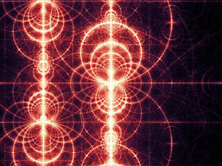 beautiful abstract background from crossed lines and light effect