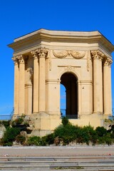 Peyrou Water Tower in Montpellier, France