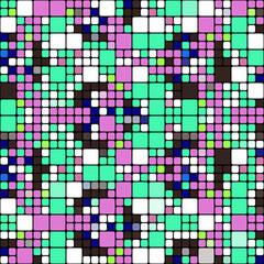 abstract mosaic dots pattern
