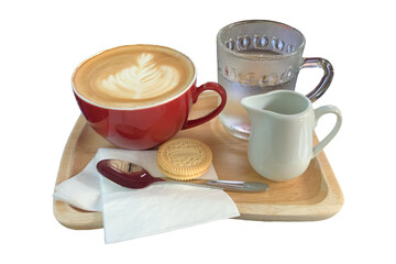 cup of coffee and cookies
