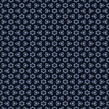 Abstract geometric pattern in caleidoscopic style