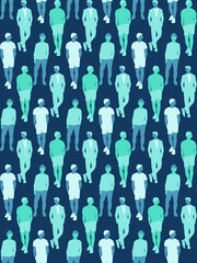 Seamless pattern in summer colors.