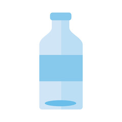 water bottle drink flat style icon