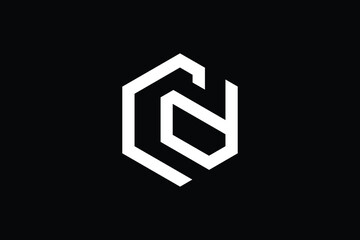 Minimal Innovative Initial CD logo and DC logo. Letter CD DC creative elegant Monogram. Premium Business logo icon. White color on background