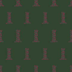 I from the alfabet repeat pattern print background © Doeke