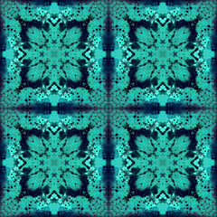 beautiful ornamental painted pattern